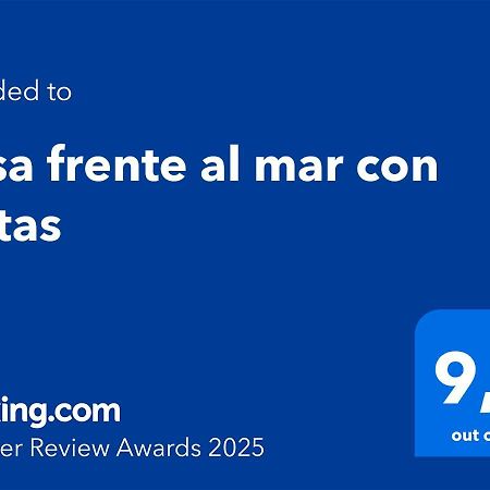 Casa Frente Al Mar Con Vistas Leilighet Oliva Eksteriør bilde